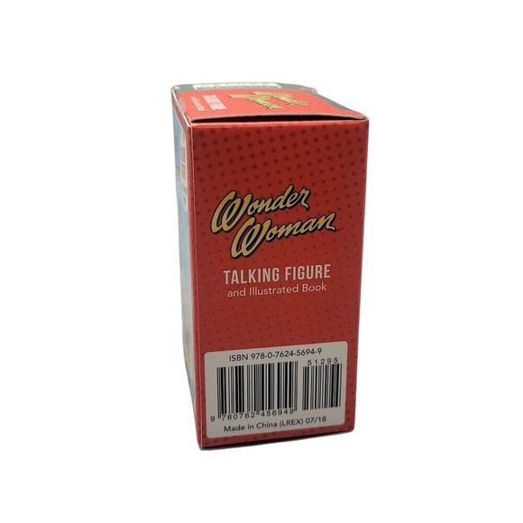 Wonder Woman Talking Figure and Illustrated Book by Running Press NEW Sealed - Picture 7 of 8